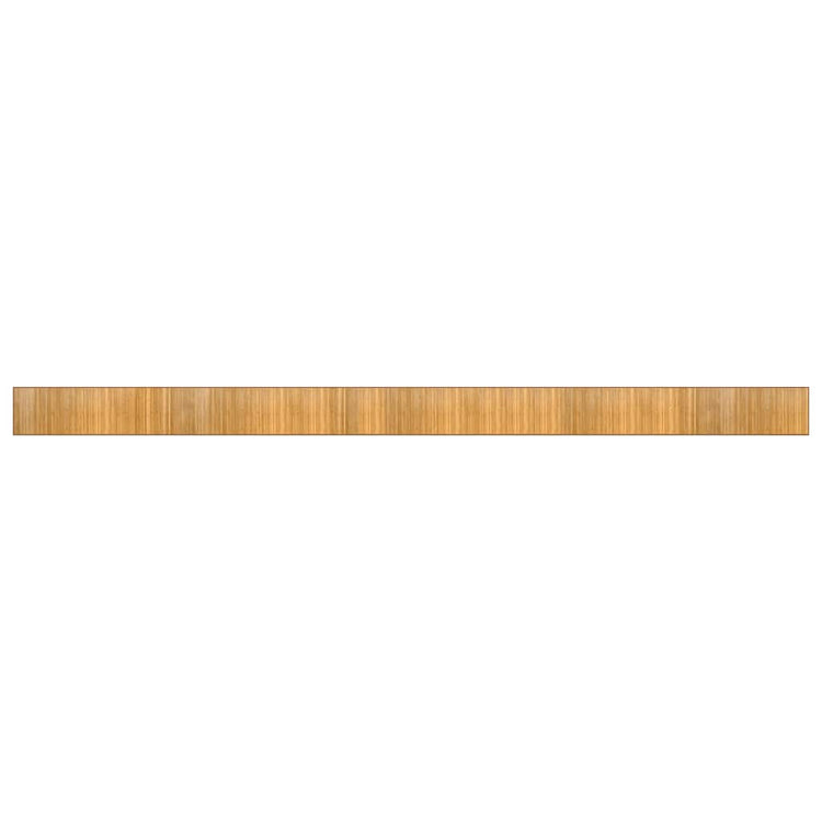 Tapis vidaxl rectangulaire 60x1000 cm bambou naturel
