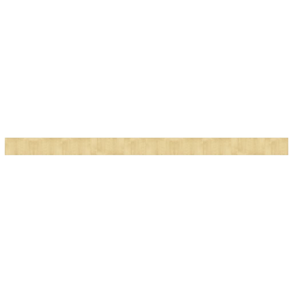Tapis vidaxl rectangulaire 60x1000 cm léger en bambou naturel