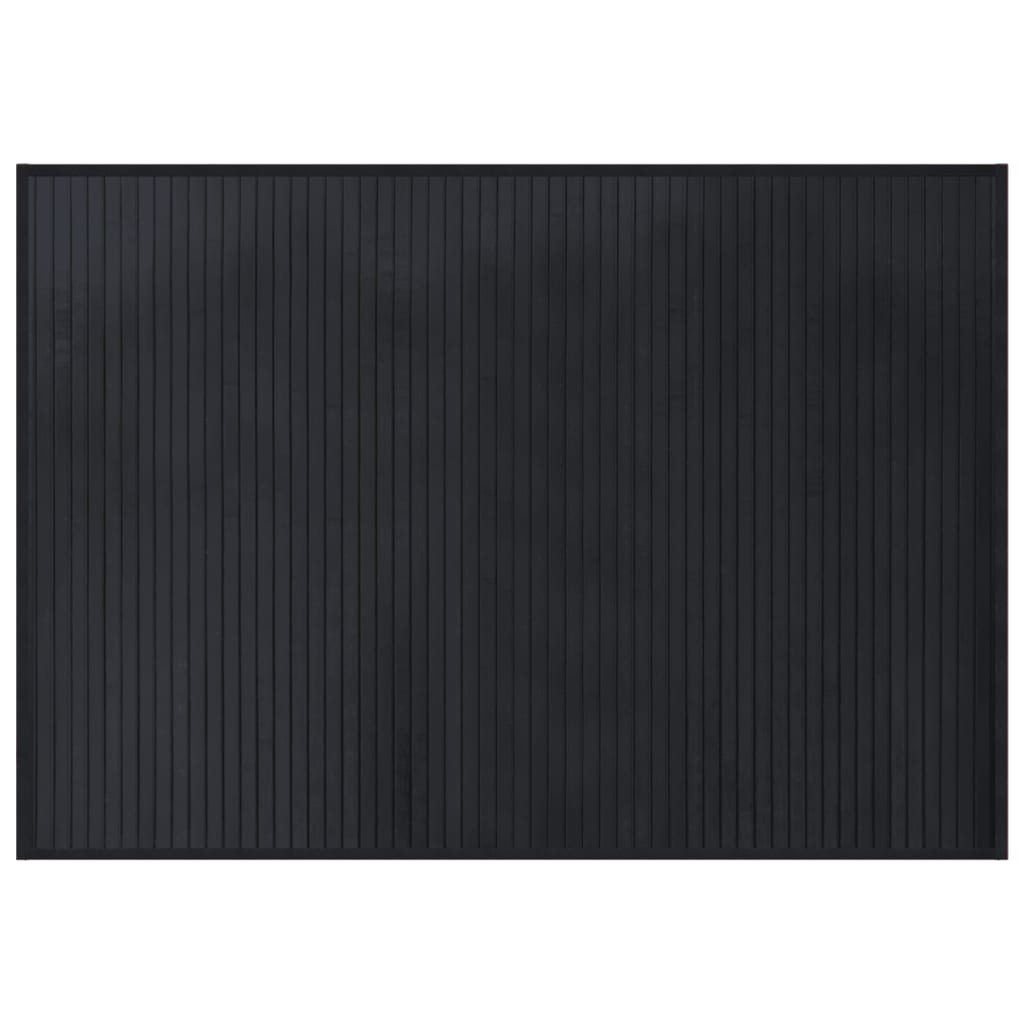 Vidaxx tapis rectangulaire 70x100 cm bambou noir
