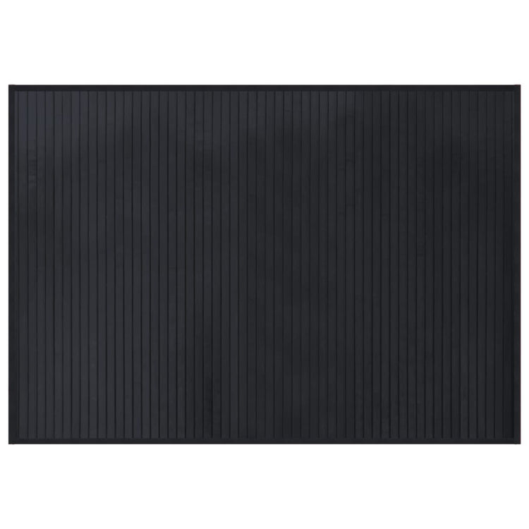 Vidaxx tapis rectangulaire 70x100 cm bambou noir