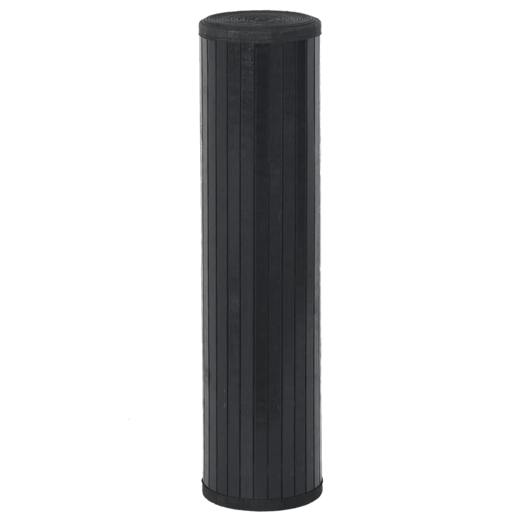 Vidaxx tapis rectangulaire 70x100 cm bambou noir