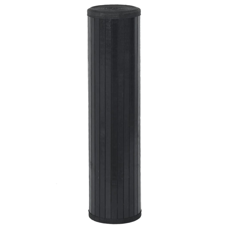 Vidaxx tapis rectangulaire 70x100 cm bambou noir