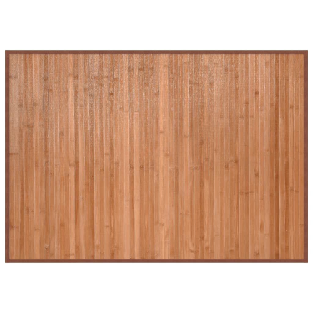 Vidaxl tapis rectangulaire 70x100 cm bambou naturel