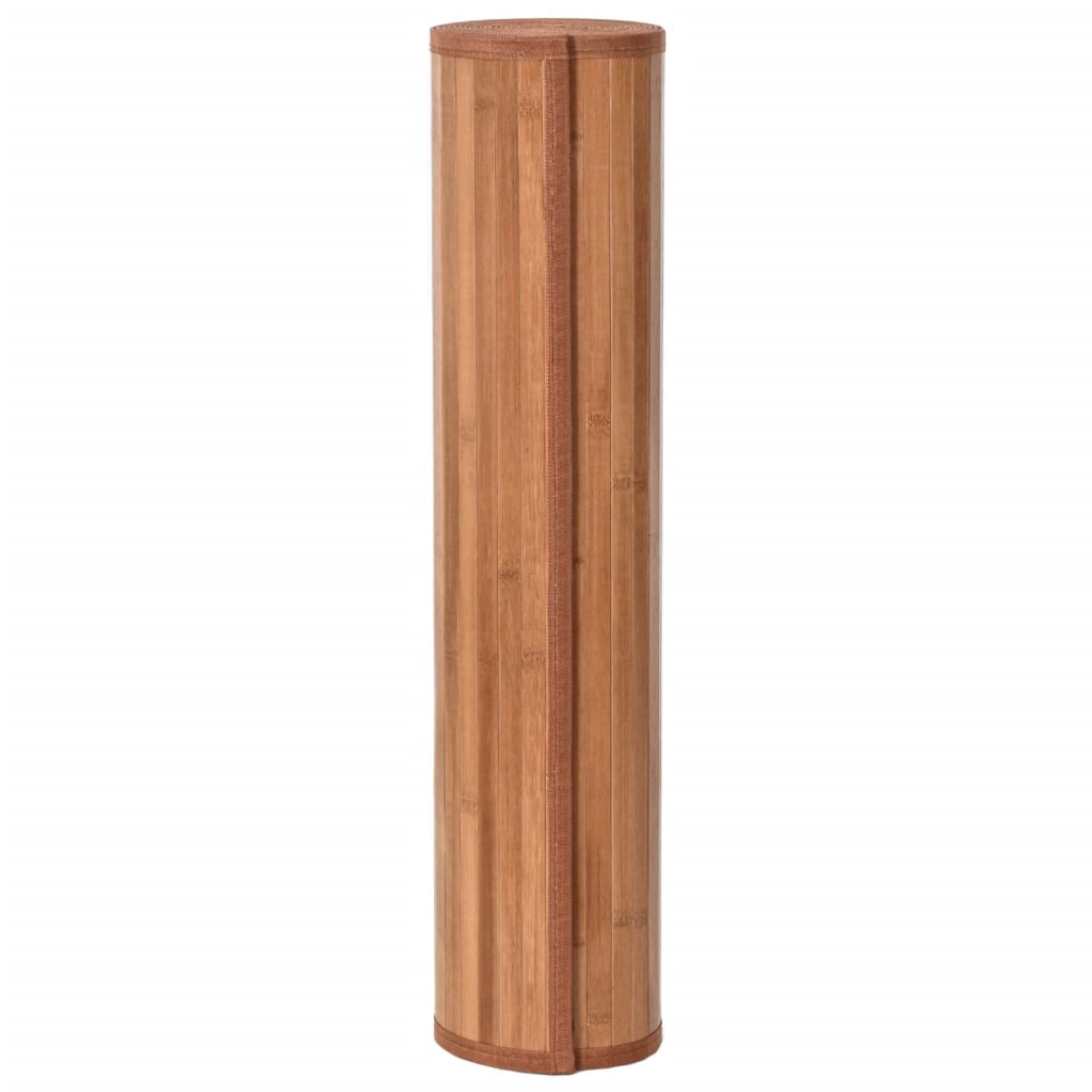 Vidaxl tapis rectangulaire 70x100 cm bambou naturel