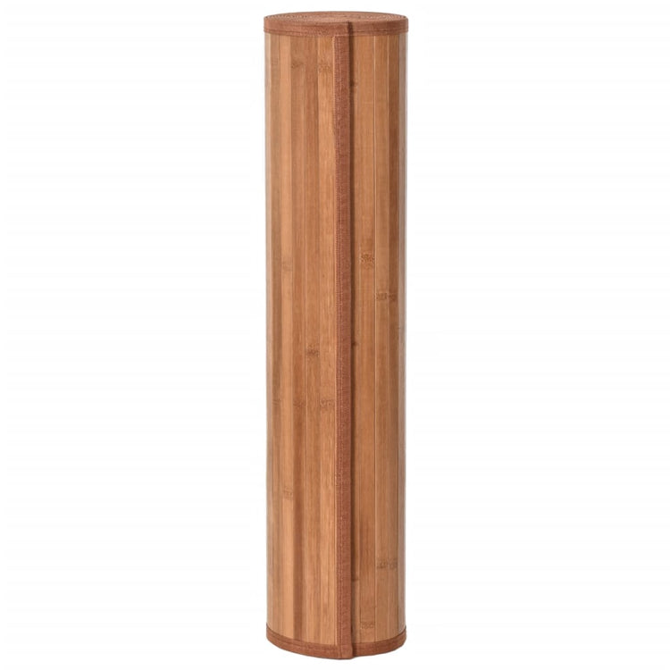 Vidaxl tapis rectangulaire 70x100 cm bambou naturel