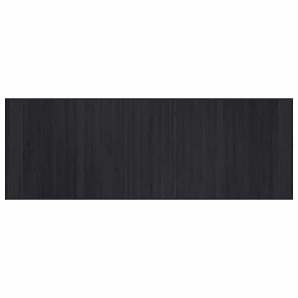 Vidaxx tapis rectangulaire 70x200 cm bambou noir