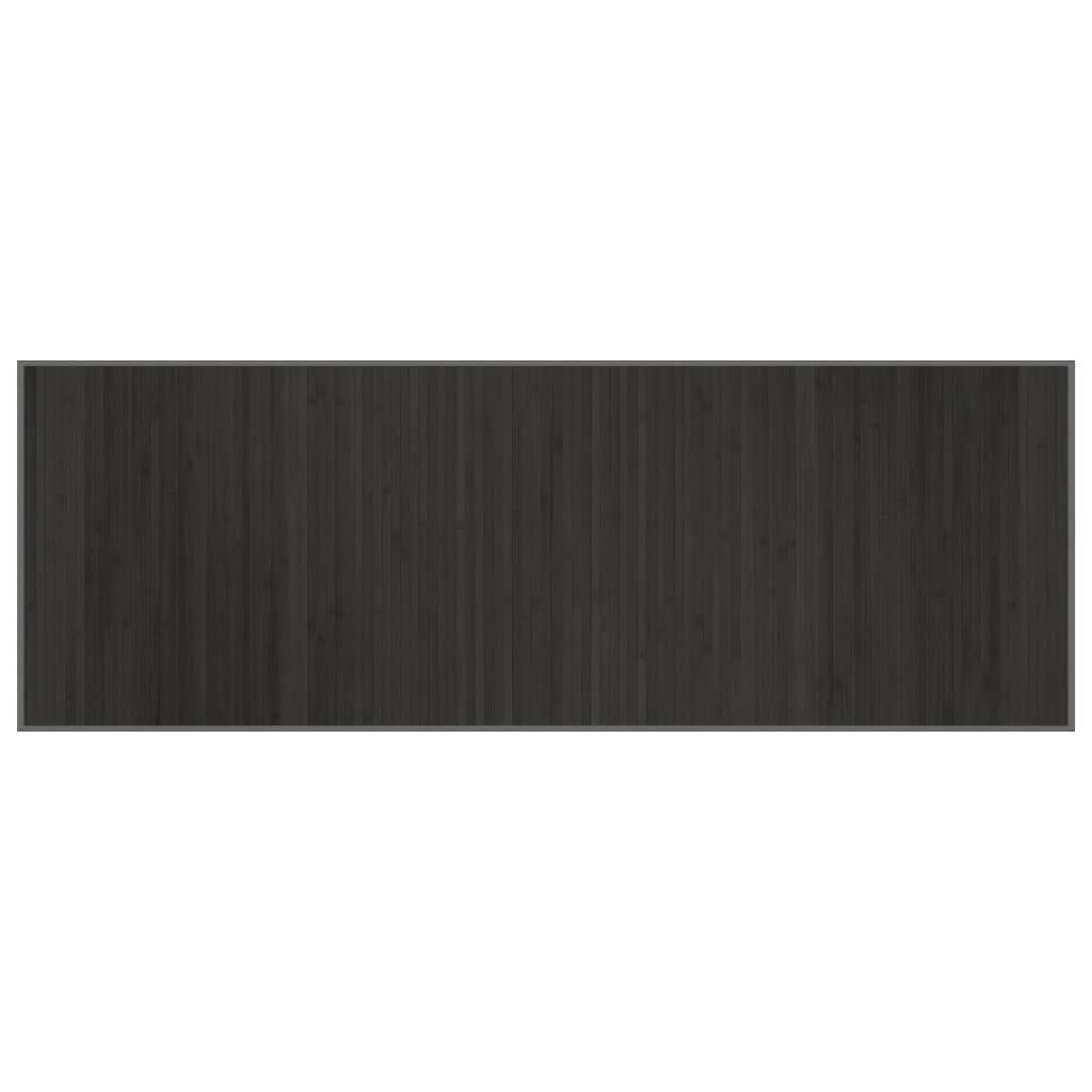 Vidaxx tapis rectangulaire 70x200 cm bambou gris