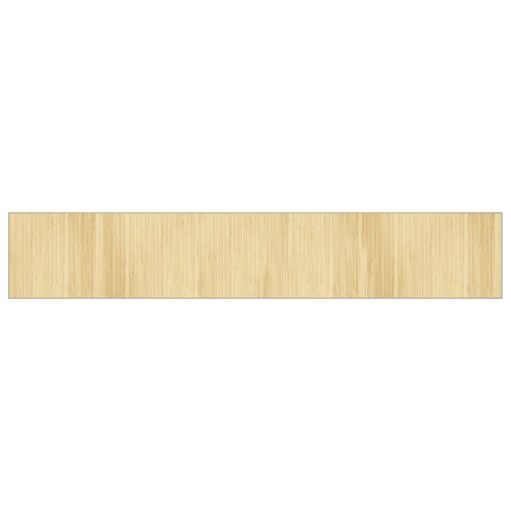 Vidaxx tapis rectangulaire 70x400 cm bambou naturel clair
