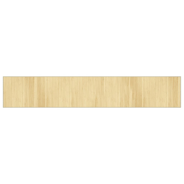 Vidaxx tapis rectangulaire 70x400 cm bambou naturel clair