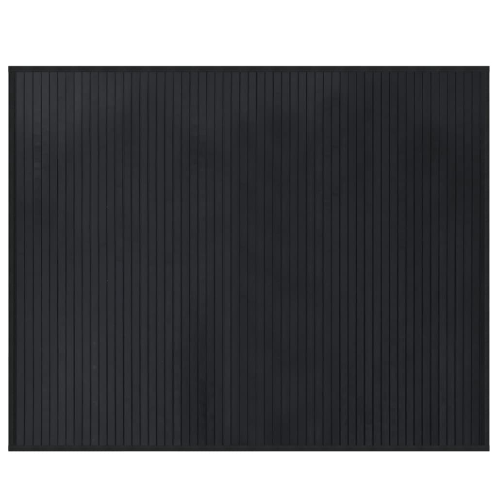 Vidaxx tapis rectangulaire 80x100 cm bambou noir