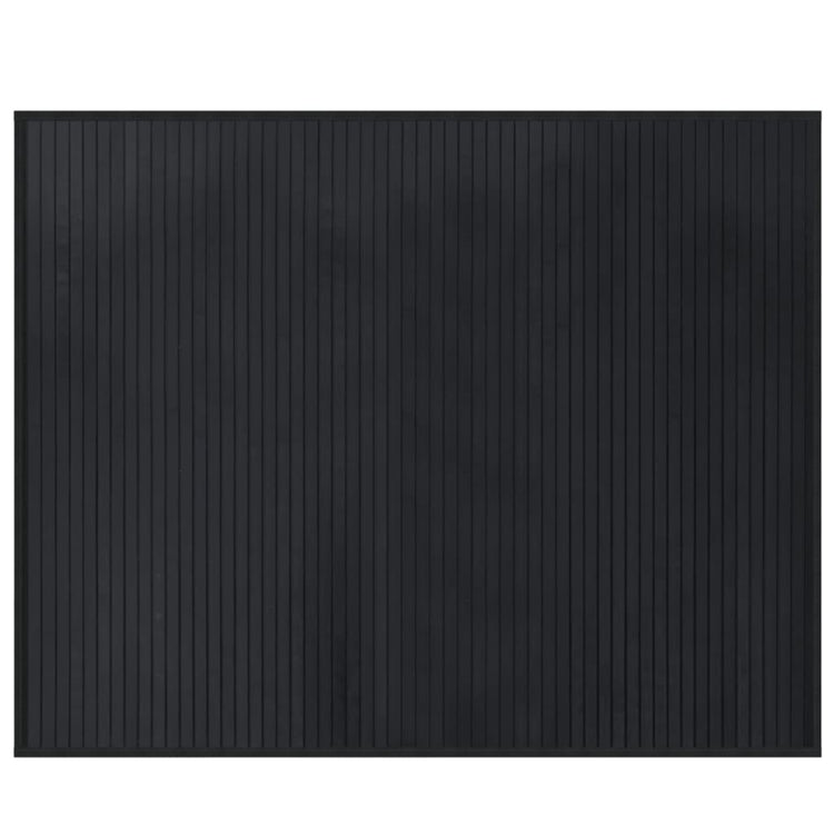 Vidaxx tapis rectangulaire 80x100 cm bambou noir