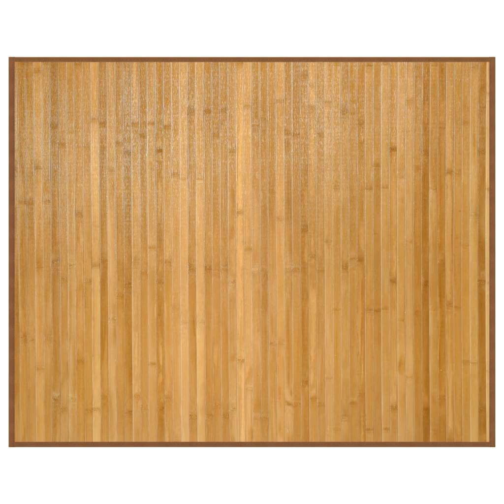 Vidaxl rectangulaire 80x100 cm bambou naturel
