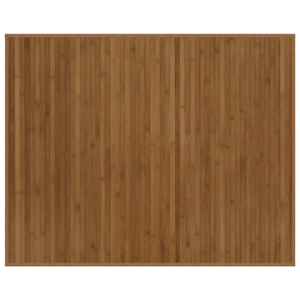 Tapis Vidaxl Rectangulaire 80x100 cm Brun