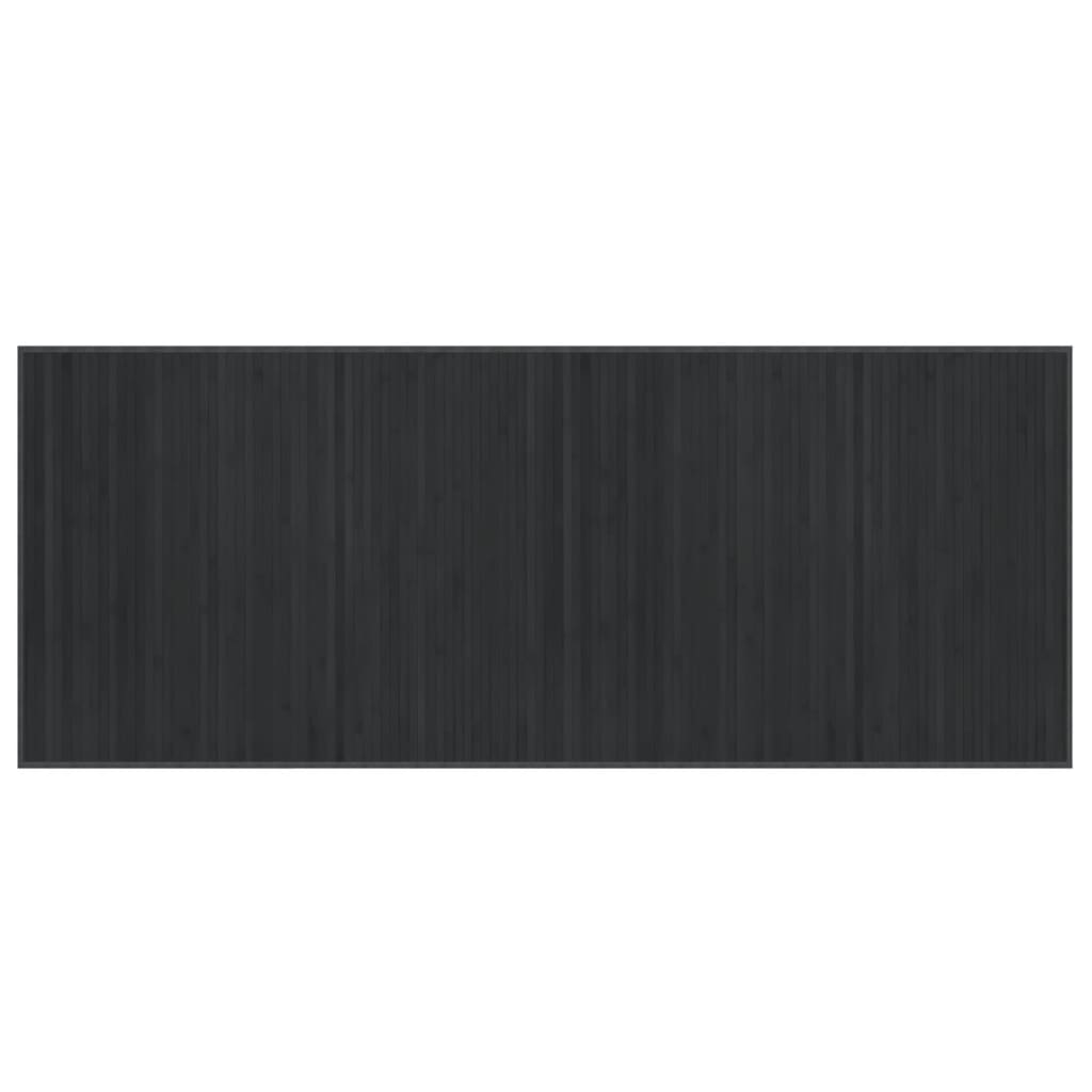 Vidaxx tapis rectangulaire 80x200 cm bambou gris
