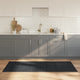 Vidaxx tapis rectangulaire 80x200 cm bambou gris