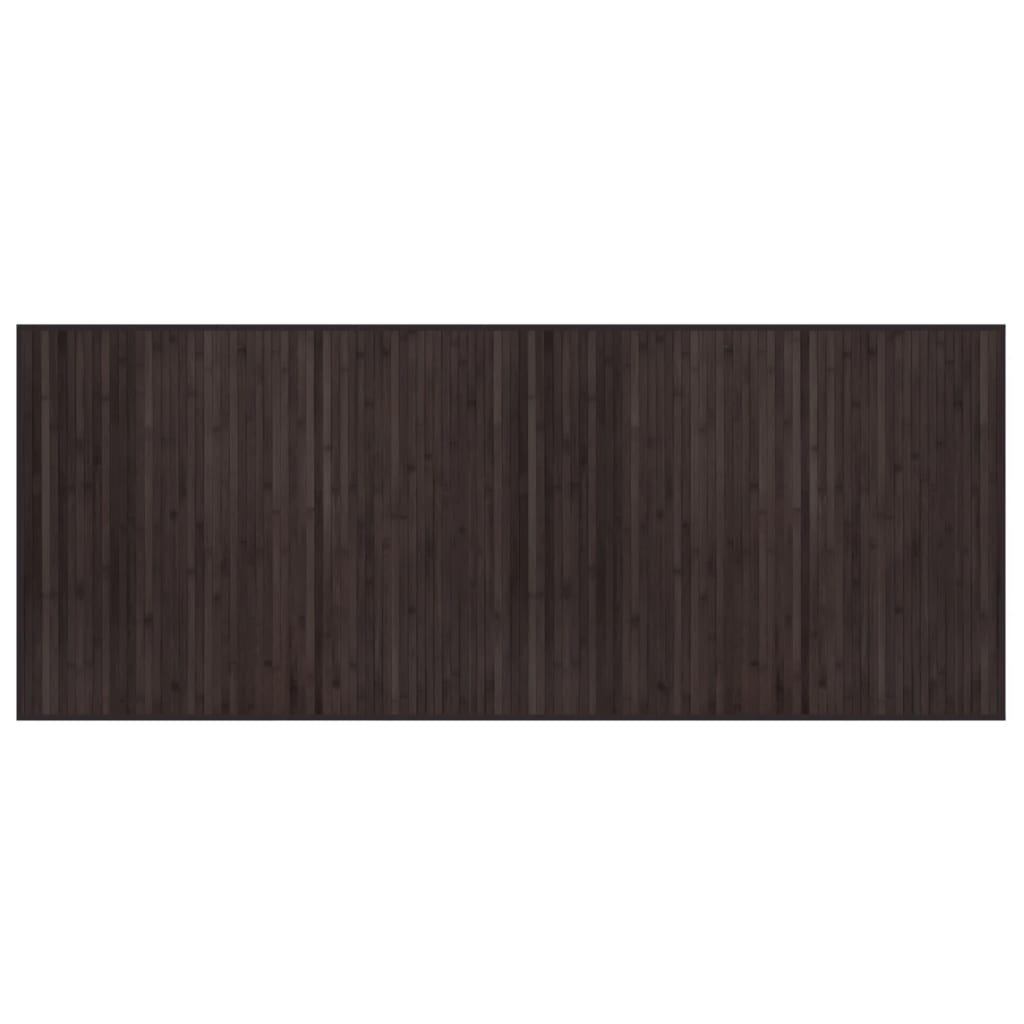 Vidaxx tapis rectangulaire 80x200 cm bambou marron foncé