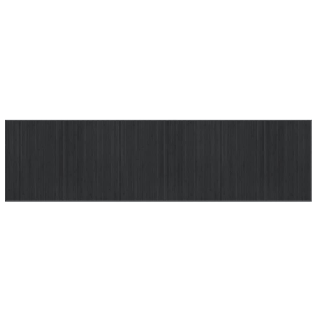Vidaxx tapis rectangulaire 80x300 cm bambou gris