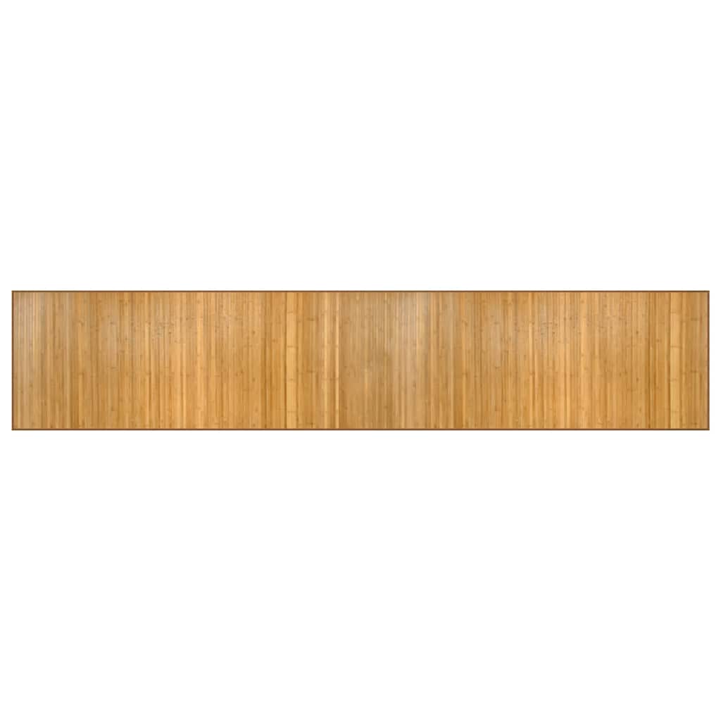 Vidaxx tapis rectangulaire 80x400 cm bambou naturel