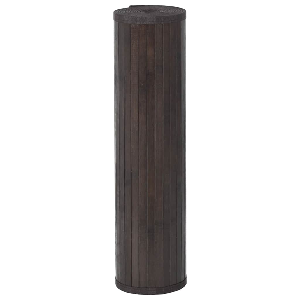 Tapis vidaxl rectangulaire 80x1000 cm BAMBO BARN DARK