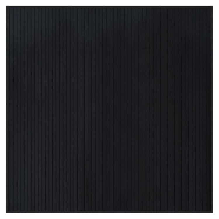 Vidaxx tapis carré 100x100 cm bambou noir