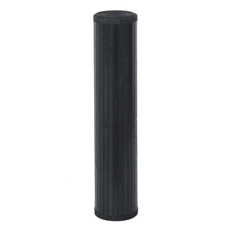 Vidaxx tapis carré 100x100 cm bambou noir