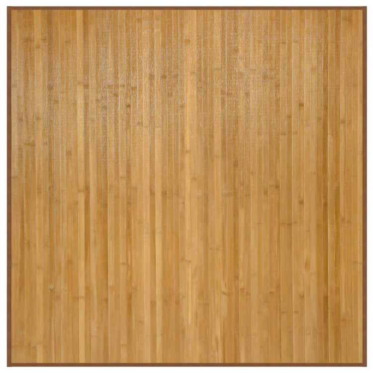 Vidaxx tapis carré 100x100 cm bambou naturel