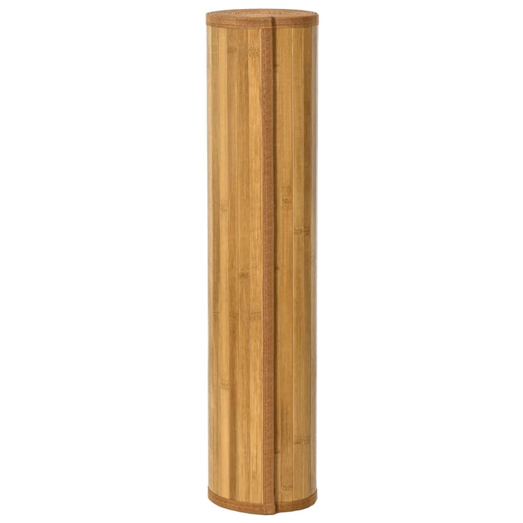 Vidaxx tapis carré 100x100 cm bambou naturel