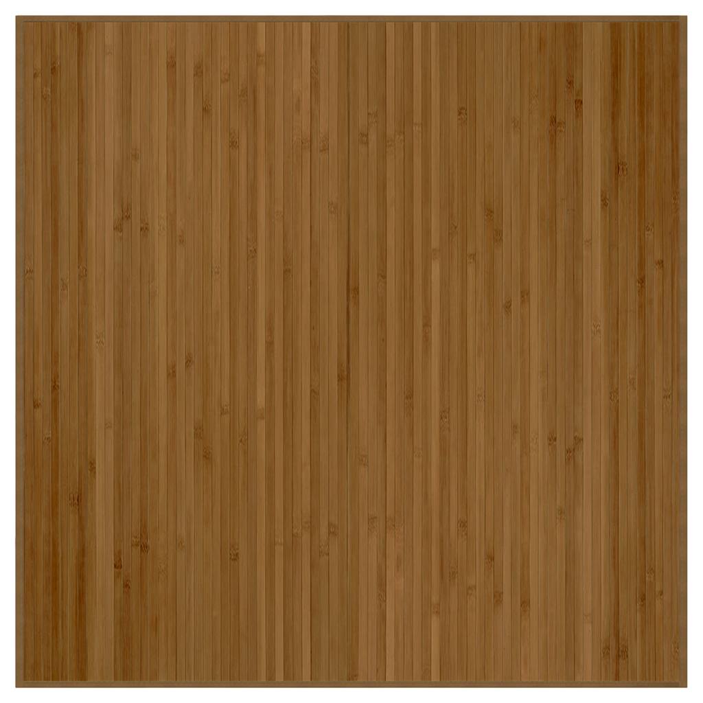 Vidaxl Rapis carré 100x100 cm BAMBO BRAUNE