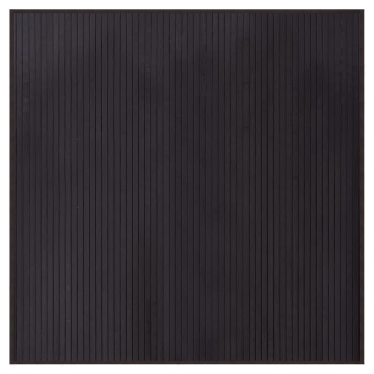 Vidaxl tapis carré 100x100 cm en bambou brun foncé
