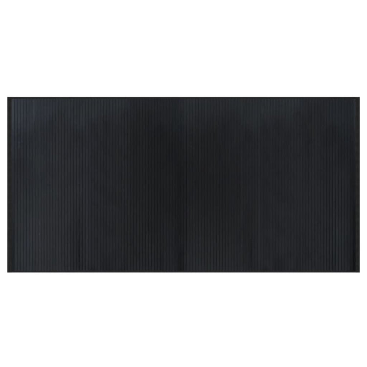 Vidaxx tapis rectangulaire 100x200 cm bambou noir