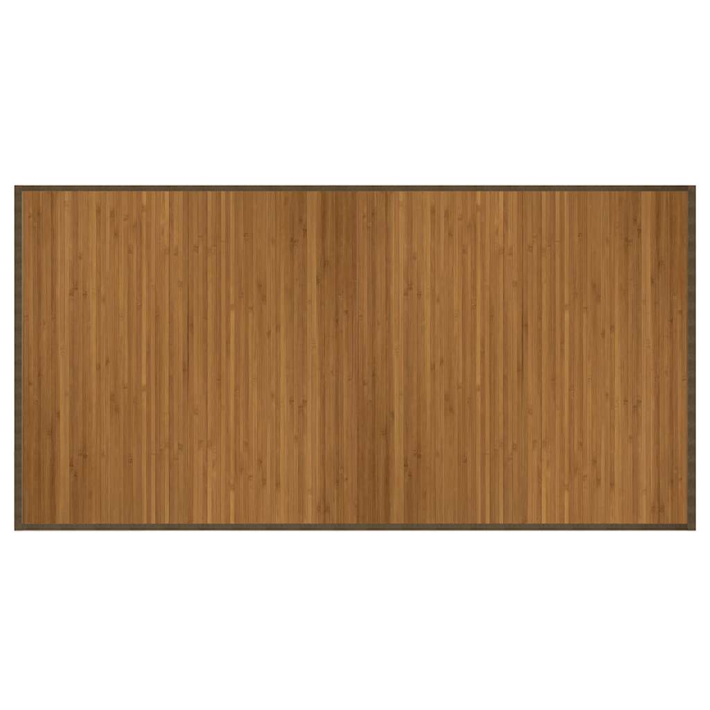 Vidaxx tapis rectangulaire 100x200 cm bambou marron