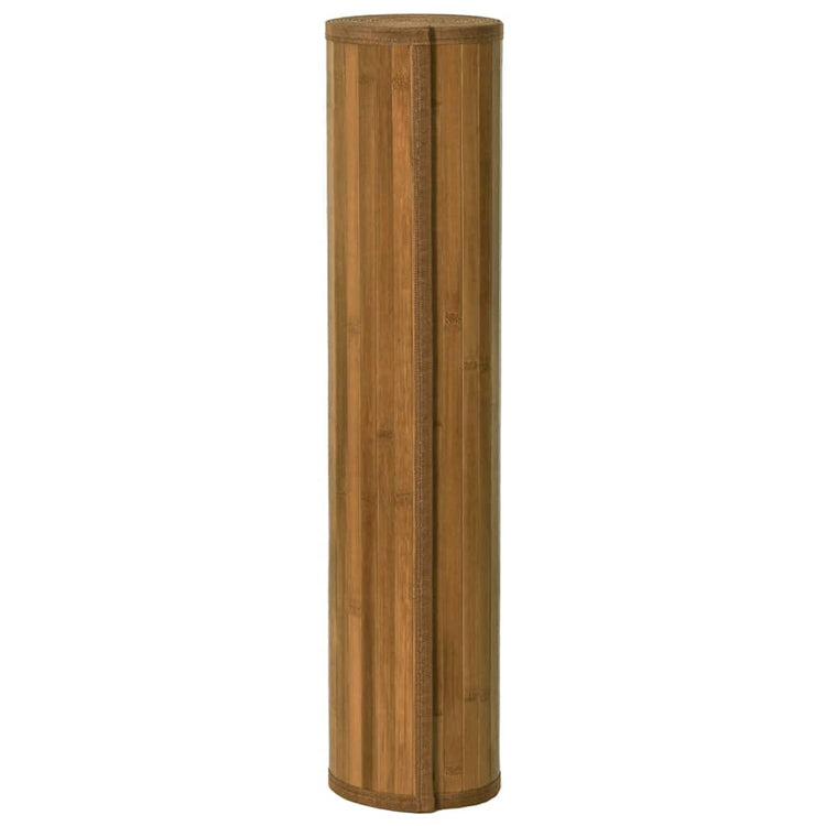 Vidaxx tapis rectangulaire 100x200 cm bambou marron
