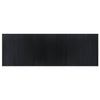 Tapis vidaxl rectangulaire 100x300 cm noir noir