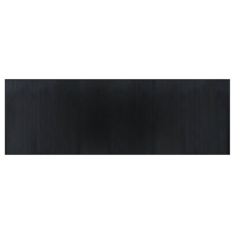 Tapis vidaxl rectangulaire 100x300 cm noir noir