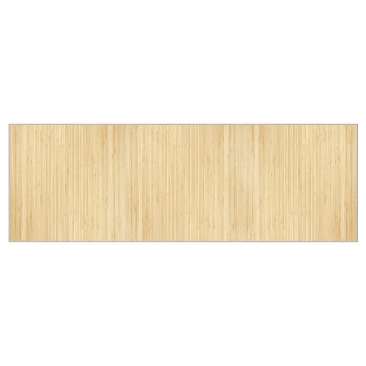 Tapis vidaxl rectangulaire 100x300 cm Bamboo Light Natural