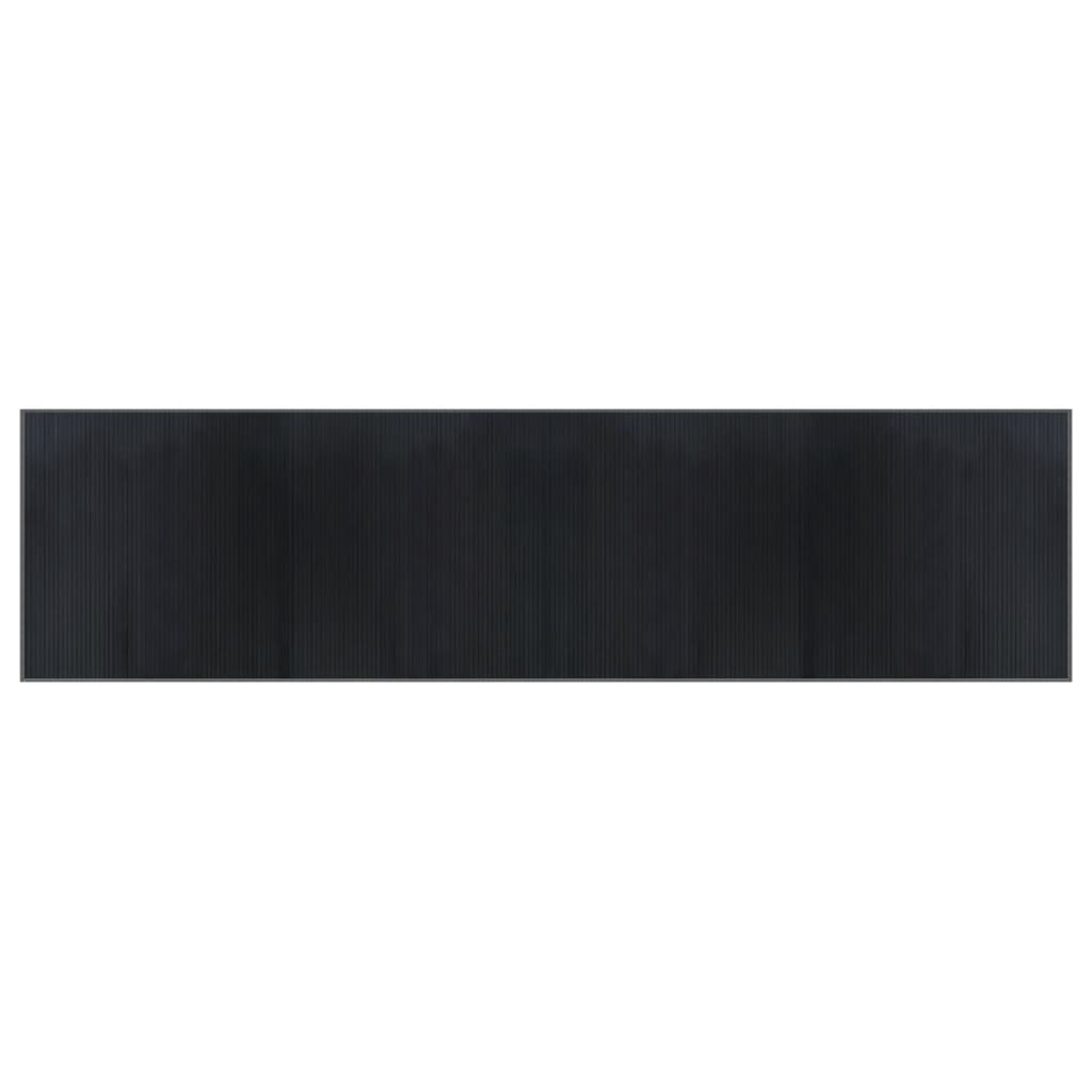 Vidaxl rectangulaire 100x400 cm gris de bambou