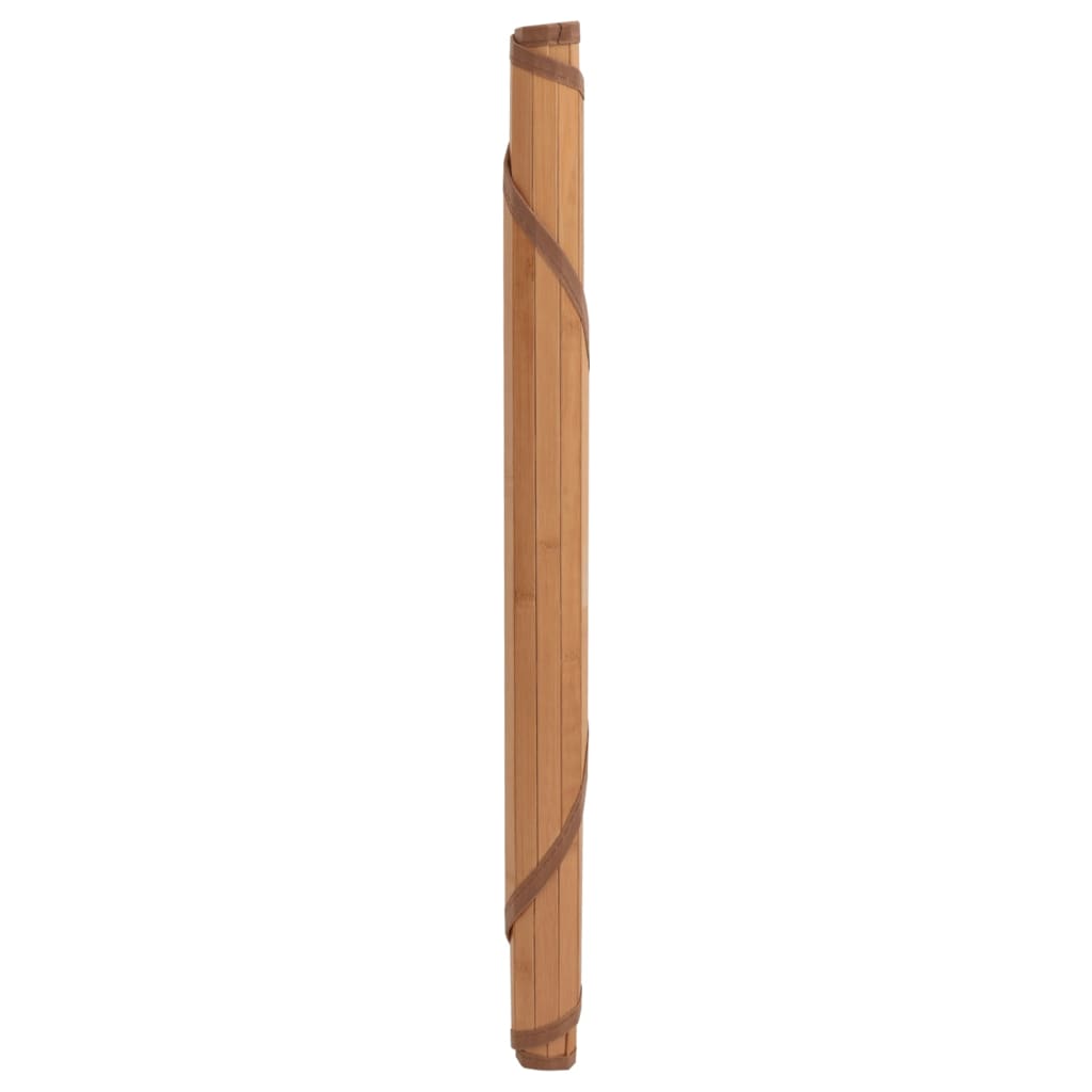 VidaXL tapis rond 60 cm bambou naturel