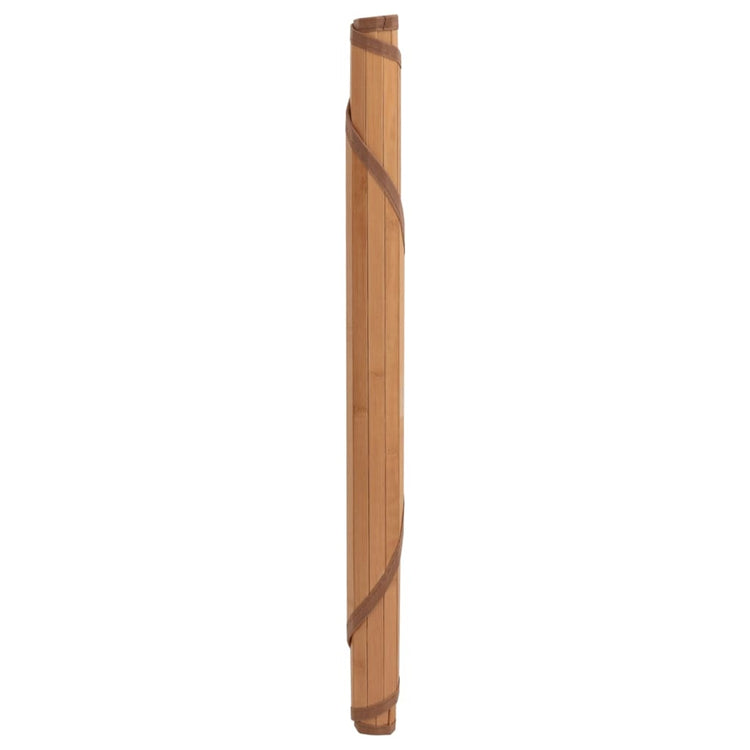VidaXL tapis rond 60 cm bambou naturel
