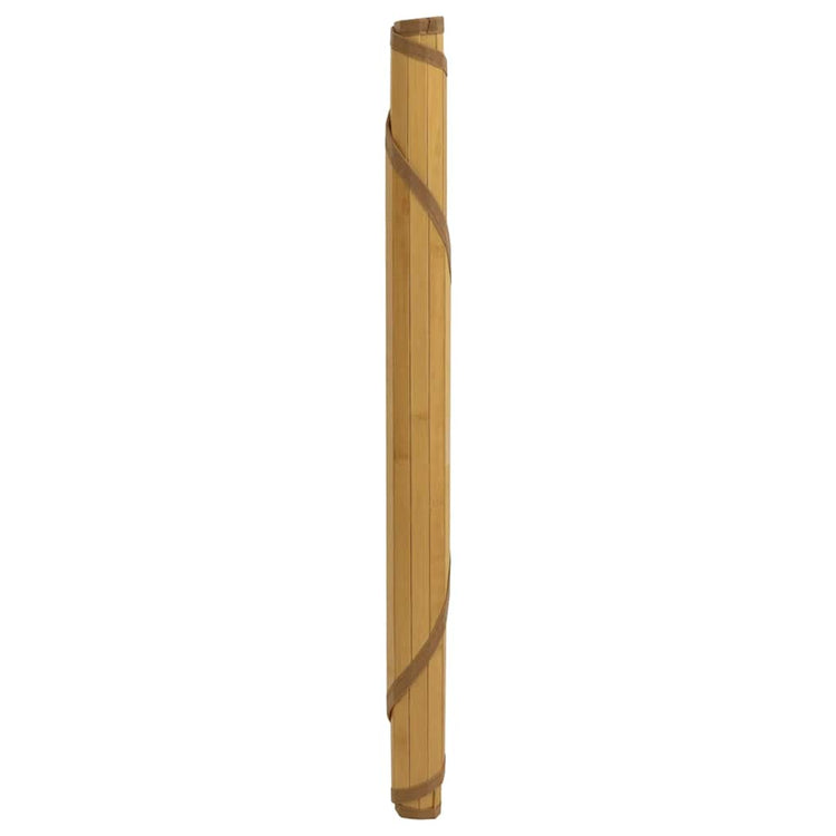 VidaXL tapis rond 80 cm bambou naturel