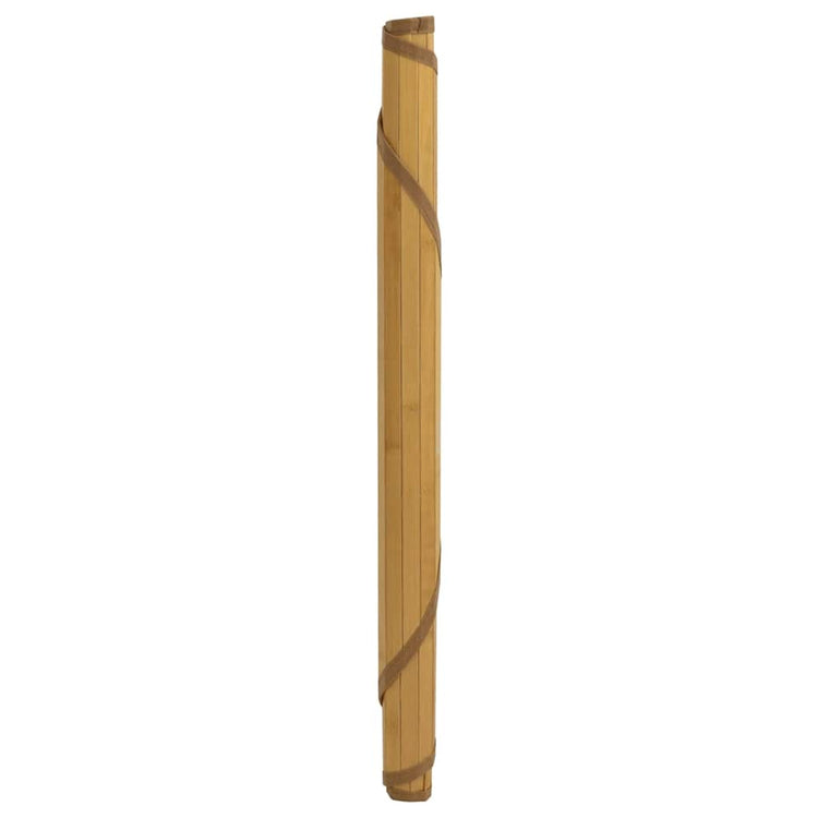 VidaXL tapis rond 100 cm bambou naturel
