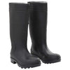 Vidaxl Rain Boots Taille 38 PVC Black