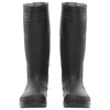Vidaxl Rain Boots Taille 40 PVC Black