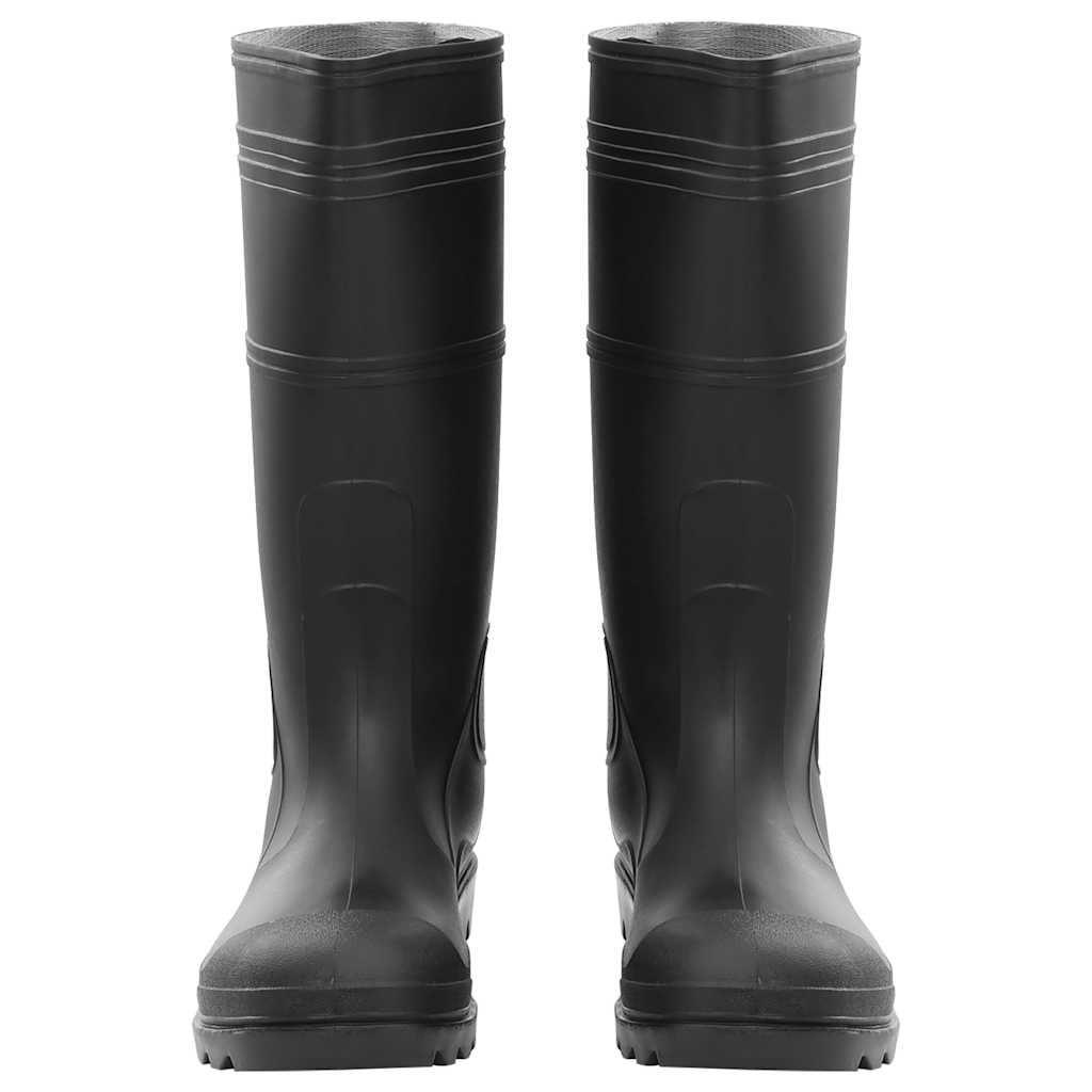 Vidaxl Rainboots Taille 44 PVC Black