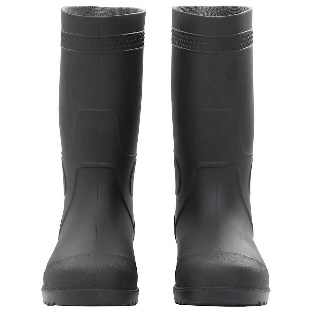 Vidaxl Rain Boots Taille 39 PVC Black