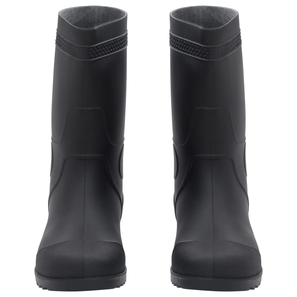 Vidaxl Rain Boots Taille 41 PVC Black
