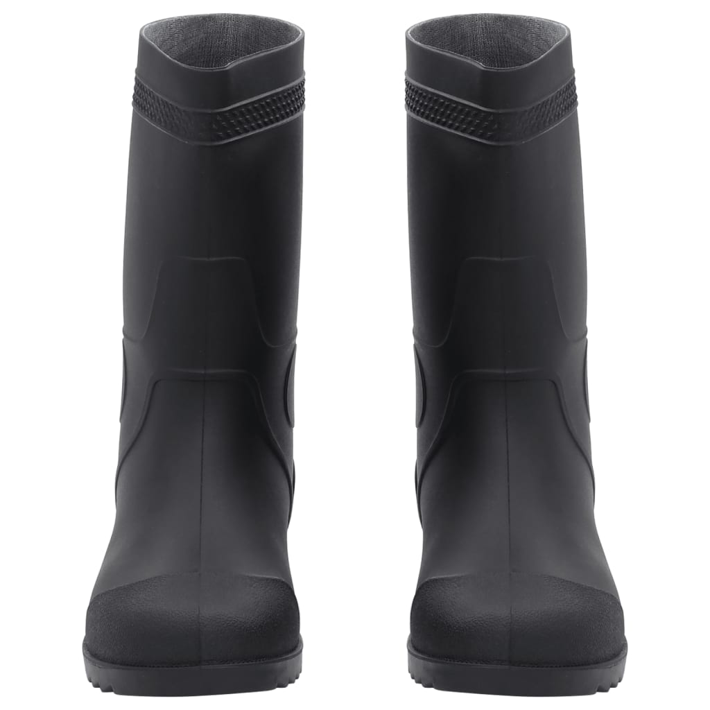 Vidaxl Rain Boots Taille 42 PVC Black