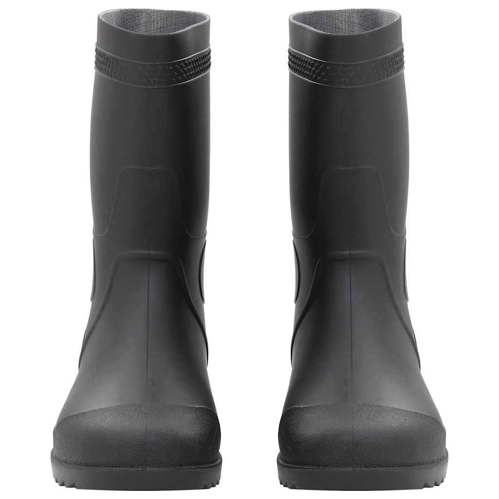 Vidaxl Rain Boots Taille 46 PVC Black