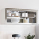 Vidaxl Kitchen Wall Armotboard avec étagère en acier inoxydable
