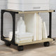 VidaXL armoire d'imprimante 2 couches 41x28x33,5 cm bois chêne sonoma
