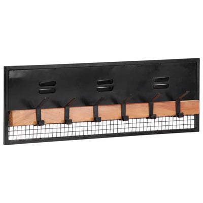 Vidaxx porte-manteau mural 90x11x30 cm bois de manguier massif